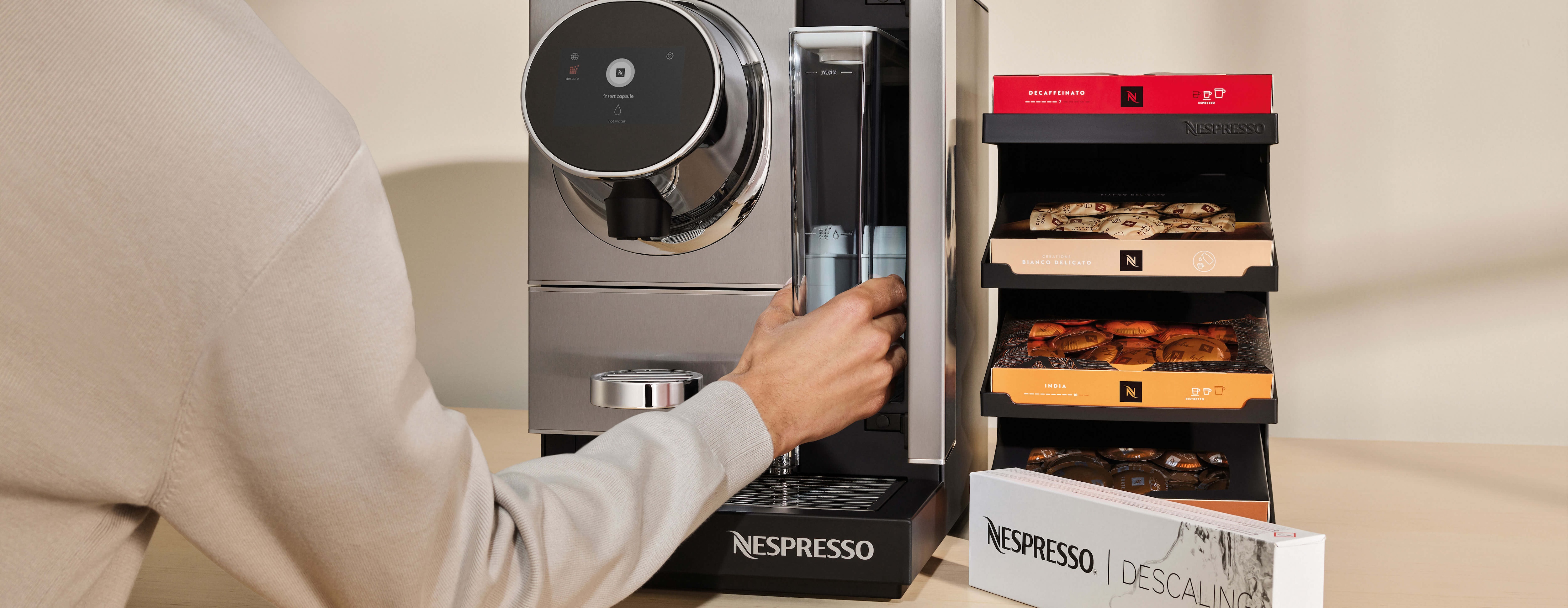 Nespresso Momento 100 Touchscreen Single-Serve Capsule Espresso Machine -  120V