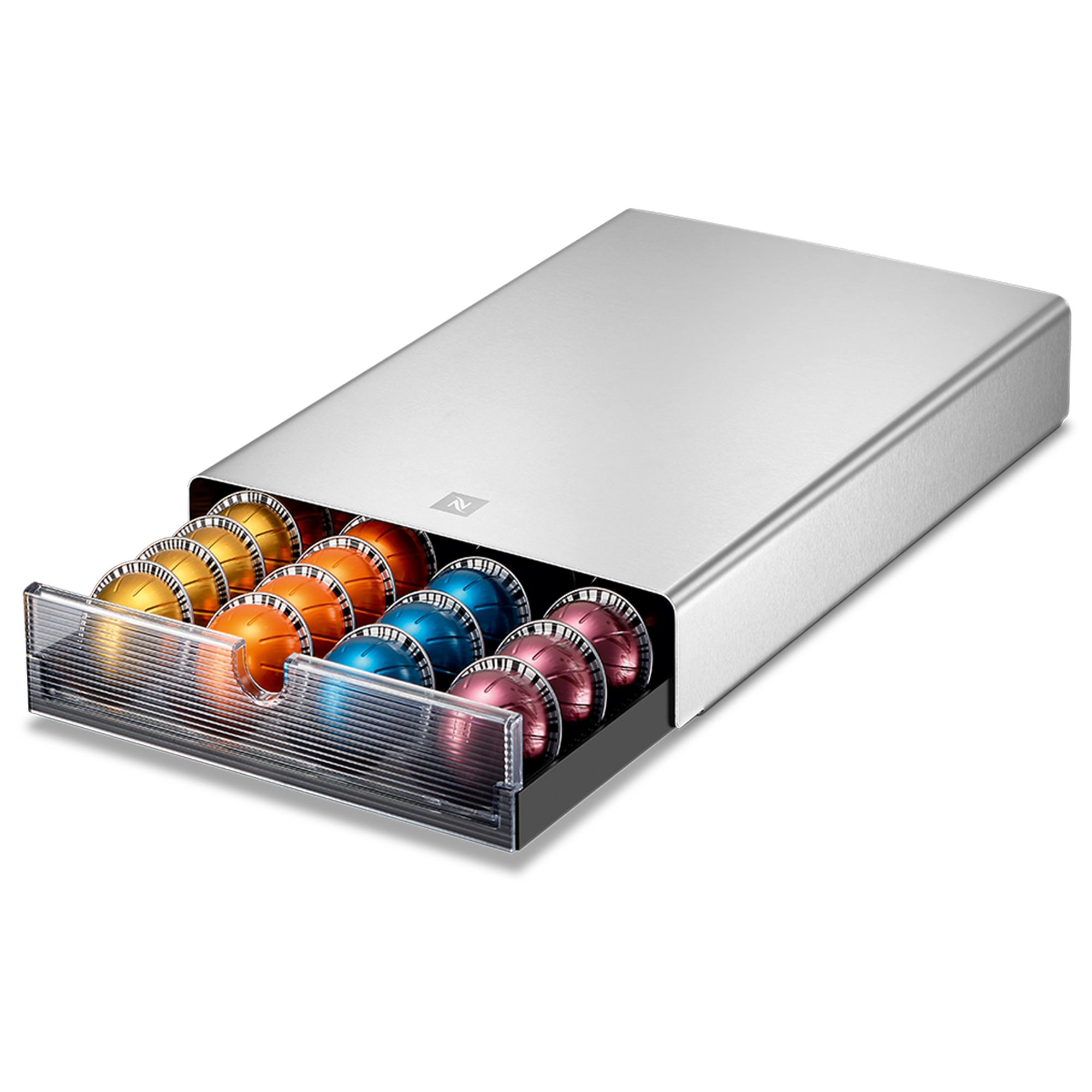 Distributeur capsules Nespresso Vertuo - 3 tiroirs