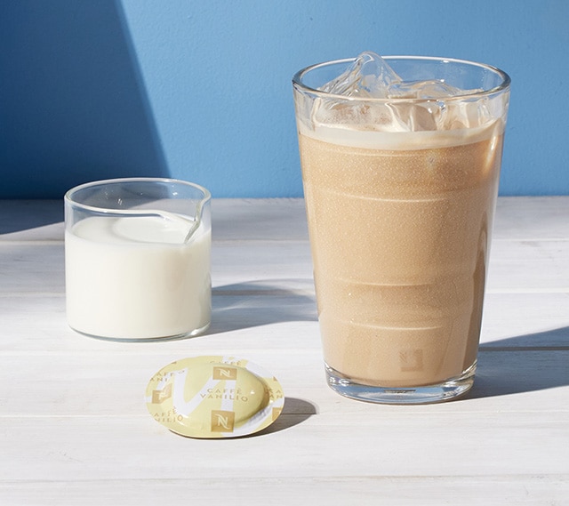 Vanilla Iced Latte Using Nespresso - Pip and Ebby