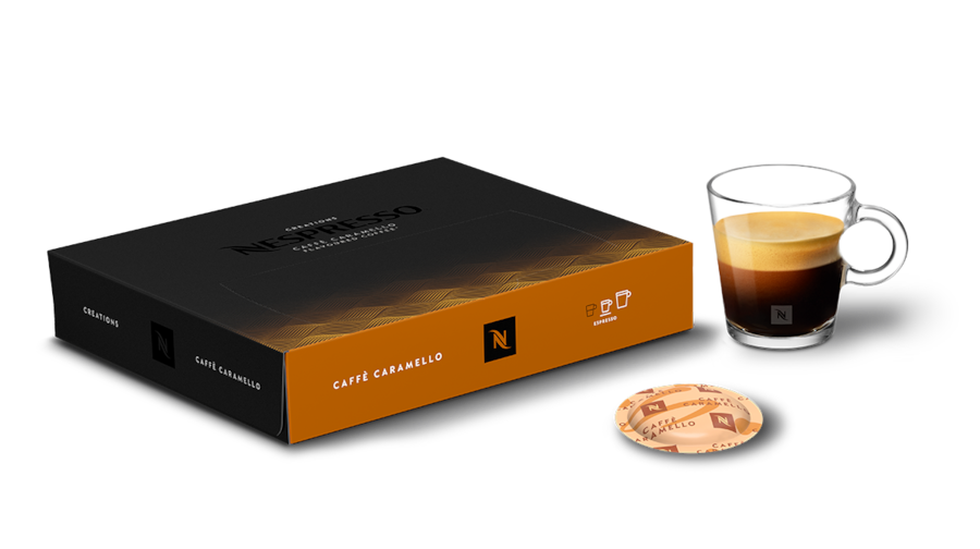Caffè Caramello Café Boîte à Capsules Nespresso Pro