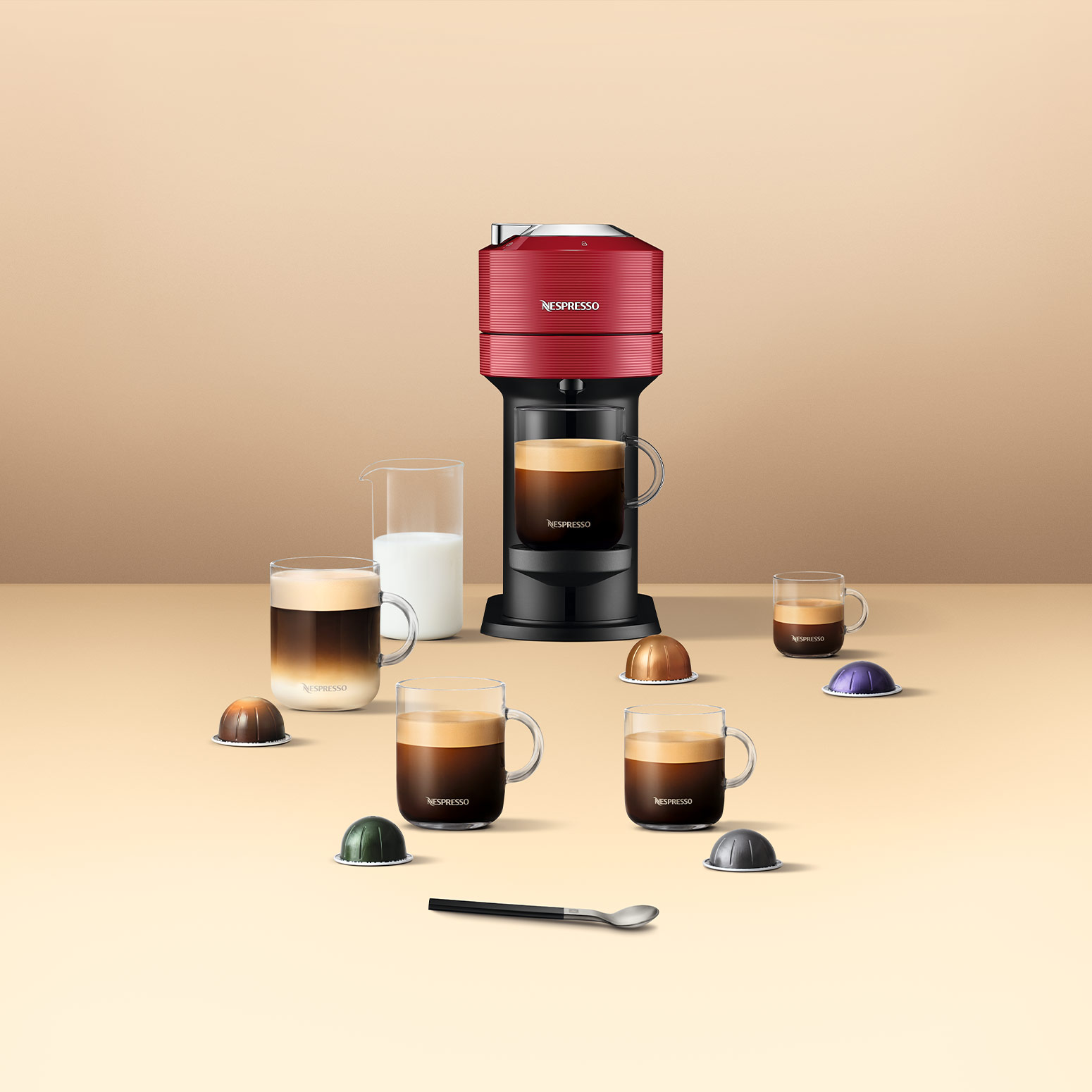 ヴァーチュオ ネクスト チェリーレッド C｜コーヒーメーカー