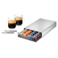 ❌VENDIDO❌ Set Nespresso Contiene: mug grande, 2 tazas vidrio, set  azucarero- mini lechero y mezclador para hacer preparaciones frías de…