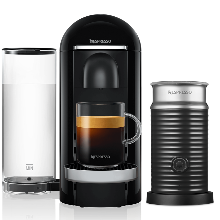 VertuoPlus Noire & Aeroccino, Machine à café