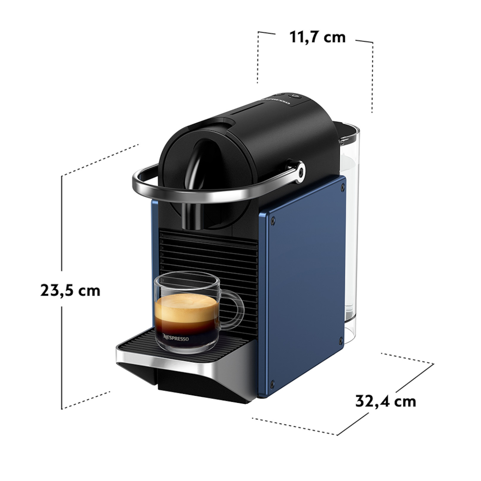 Dimensions de la machine Nespresso Inissia