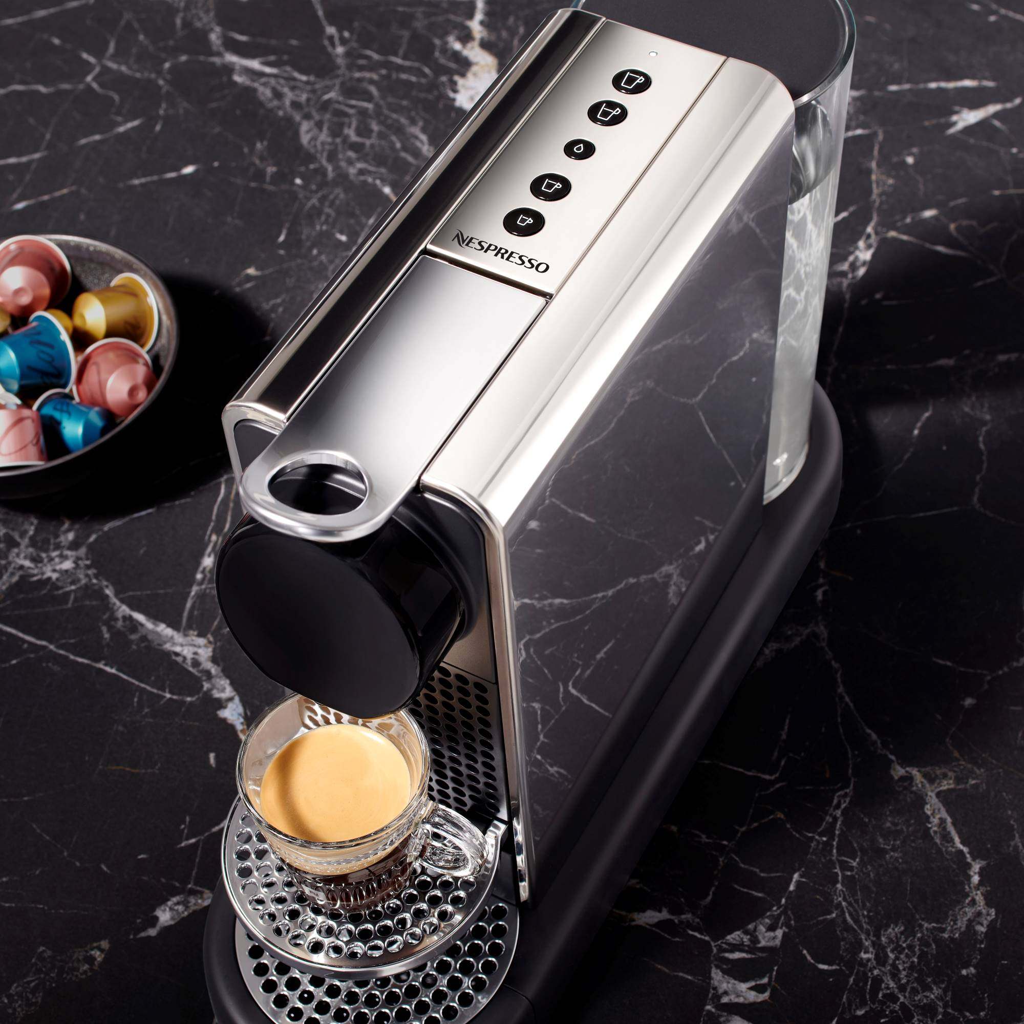 Nespresso CITIZ PLATINUM シルバー エスプレッソマシン Nespresso CITIZ PLATINUM シルバー エスプレッソマシン