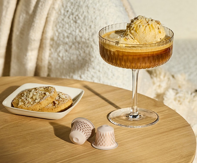 کپسول قهوه کریسمس نسپرسو مدل Frosted Caramel Nuts