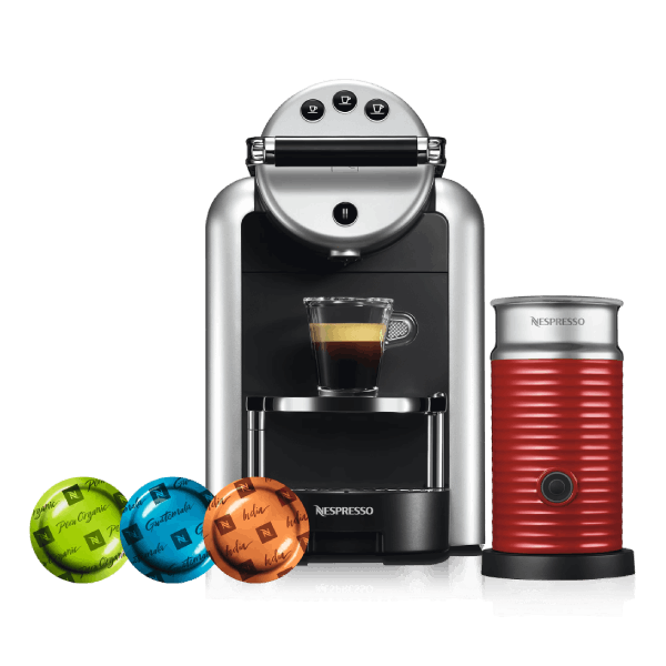 Zenius Origin Bundle with Aeroccino 3 Red - Nespresso Professional TW