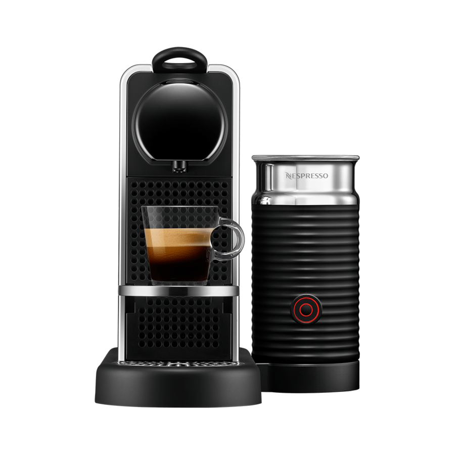 CitiZ Platinum&Milk Stainless steel Coffee Machine - Nespresso