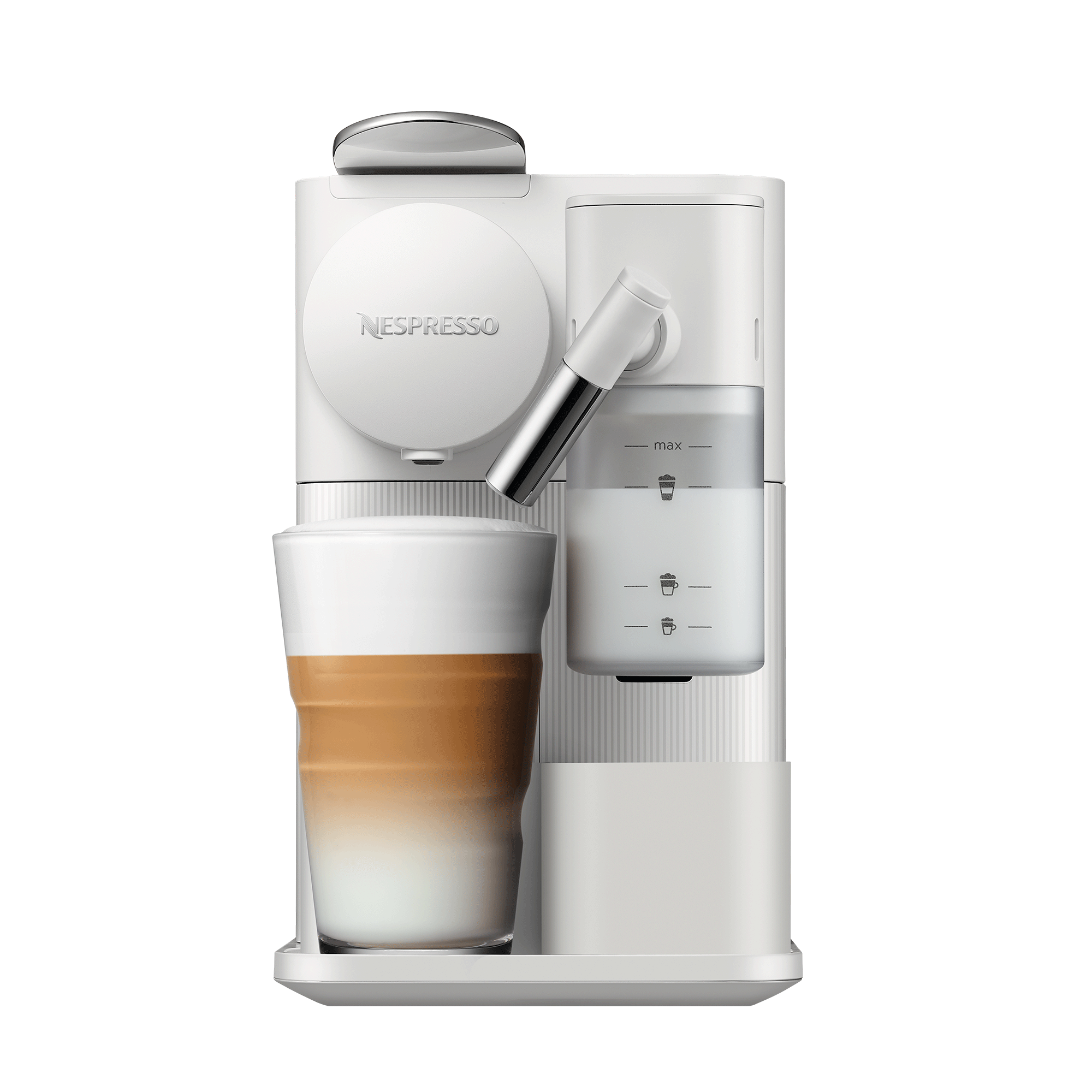 Lattissima One Silky White - One Touch Milk & Coffee Machine