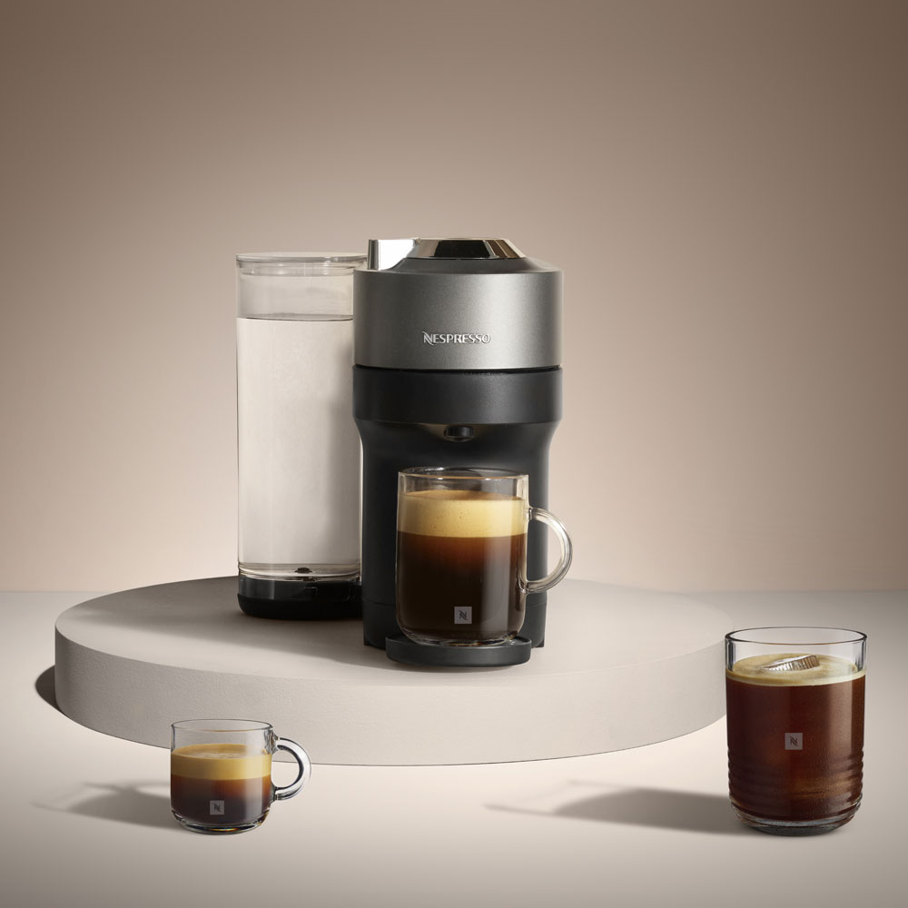 Vertuo Pop+ Silver Nespresso Coffee Machine - Nespresso