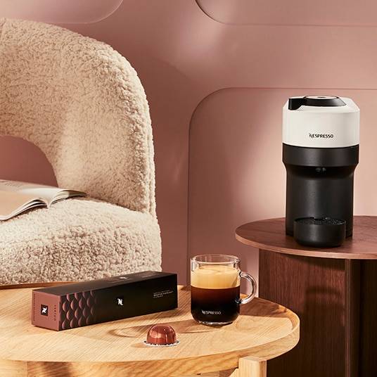 Máquina de café Vertuo Pop Coconut White de Nespresso | Nespresso™