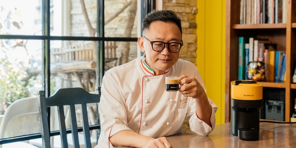 主廚王嘉平和 Nespresso VERTUO 共度義大利式早晨