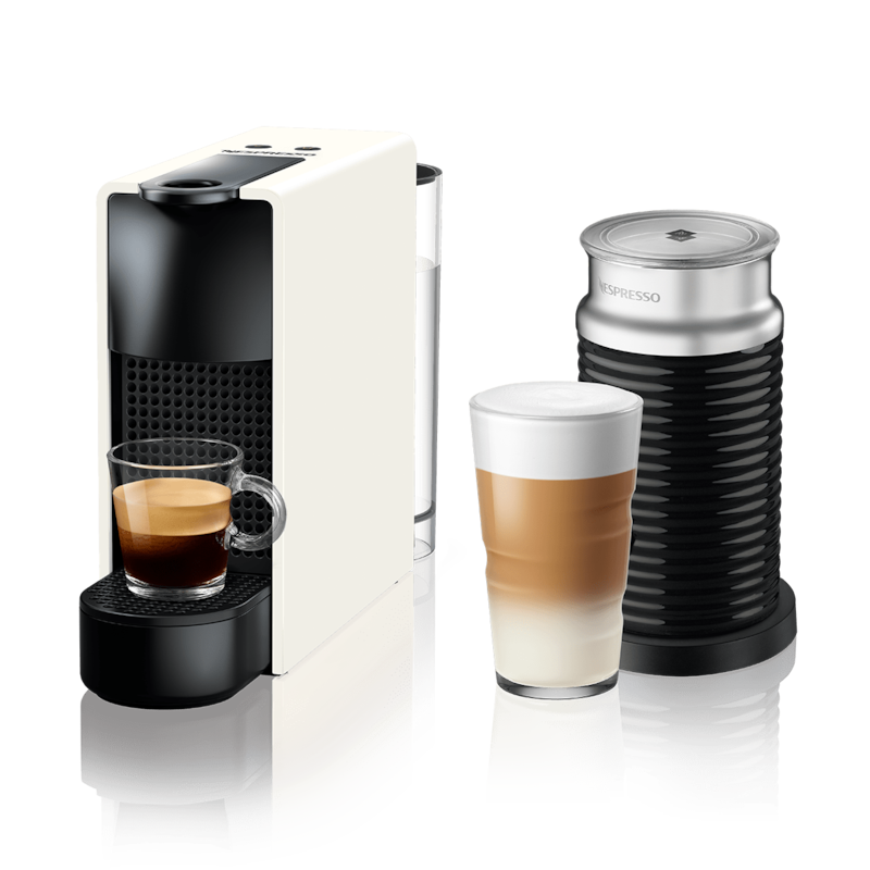 Buy Essenza Mini White Coffee Machine & Aeroccino - Nespresso MY