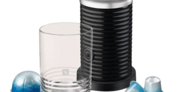 Aeroccino 3 Black & Small Freddo Glass Pack