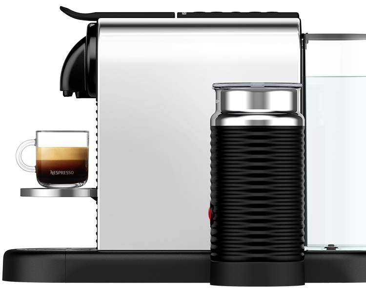 Nespresso CITIZ PLATINUM シルバー エスプレッソマシン CitiZ Platinum & Milk Stainless Steel - Original Espresso