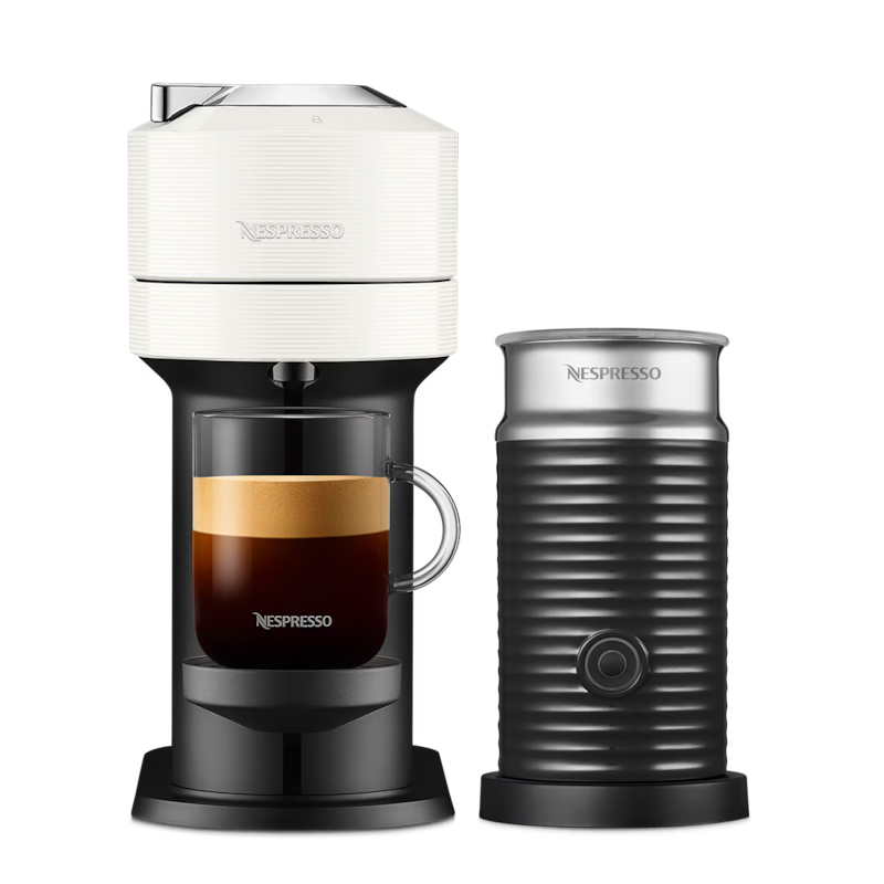 Nespresso Vertuo Next White Aeroccino Bundle - Vertuo Coffee