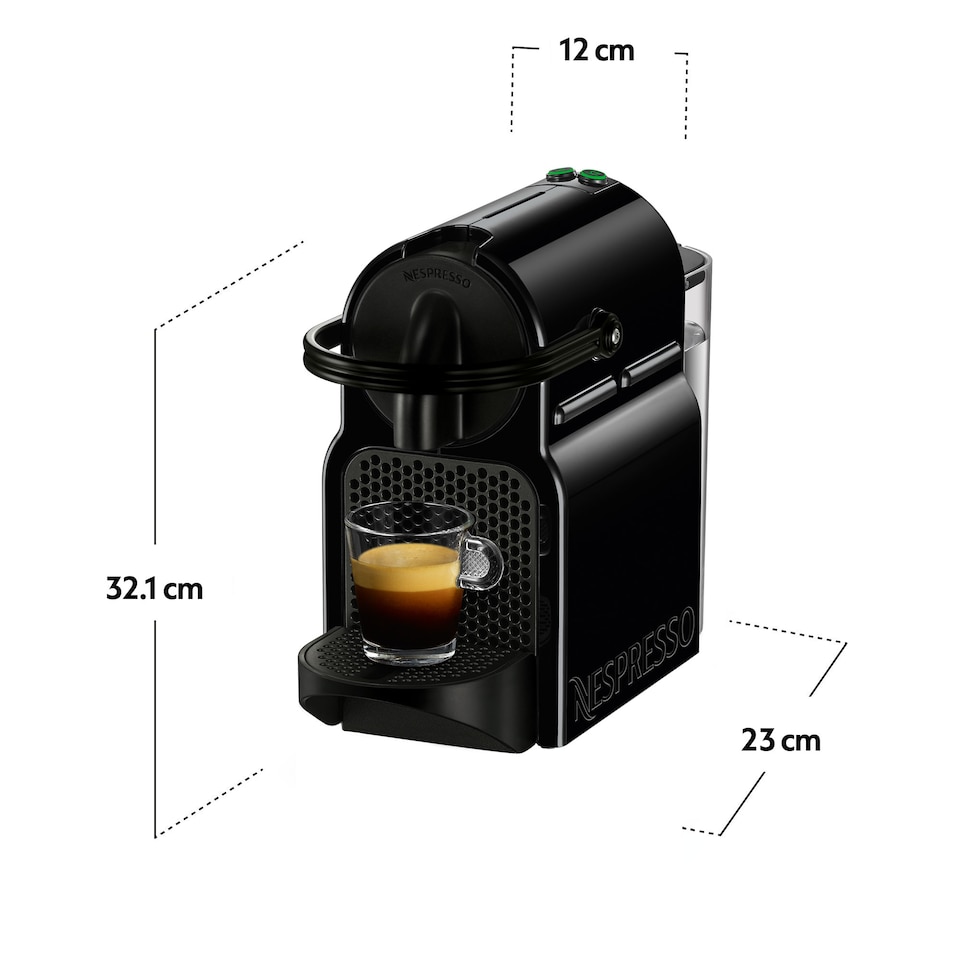 Dimensions de la machine Nespresso Inissia