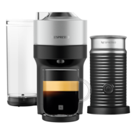 Vertuo Pop+ Silver Coffee Machine & Aeroccino3 Milk Frotcher