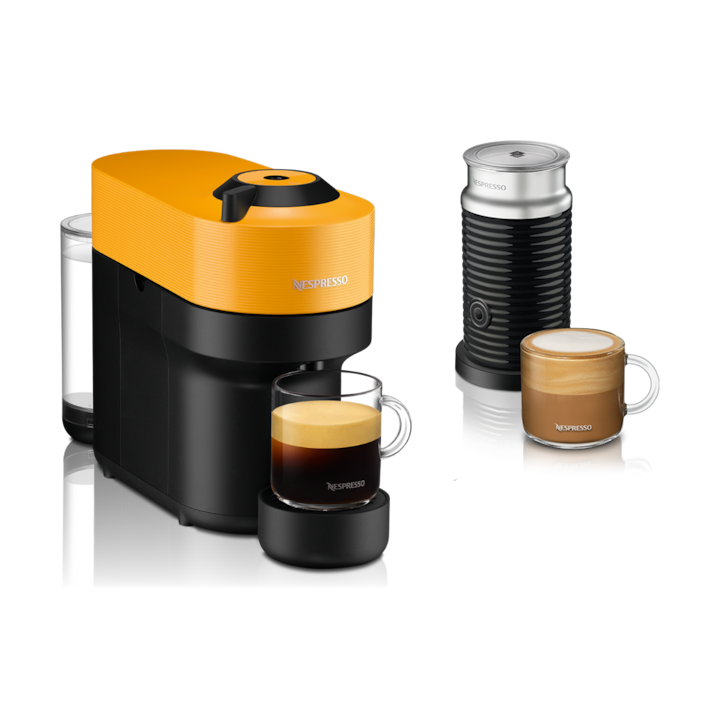 Vertuo Pop Yellow Coffee Machine Bundle Deals | Nespresso MY