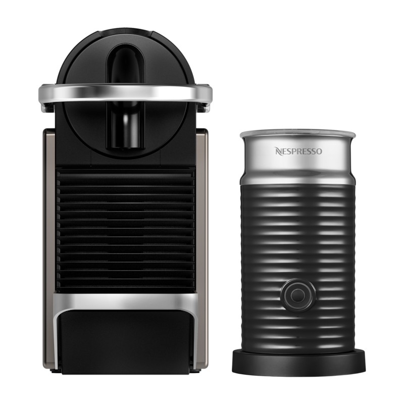 エスプレッソマシン NESPRESSO PIXIE &AEROCCINO3 Pixie Titan & Aeroccino 3 - Coffee Machine - Nespresso