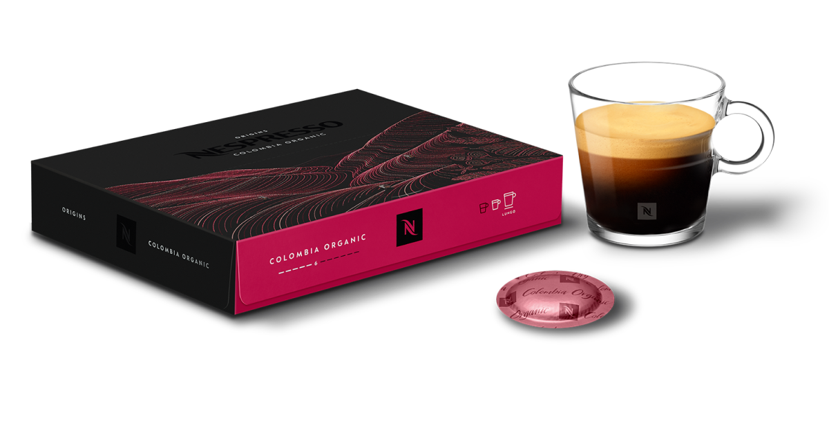 Nespresso Colombia Organic 4ケースセット Colombia Organic Coffee Capsule Box - Origins - Nespresso™ Chile