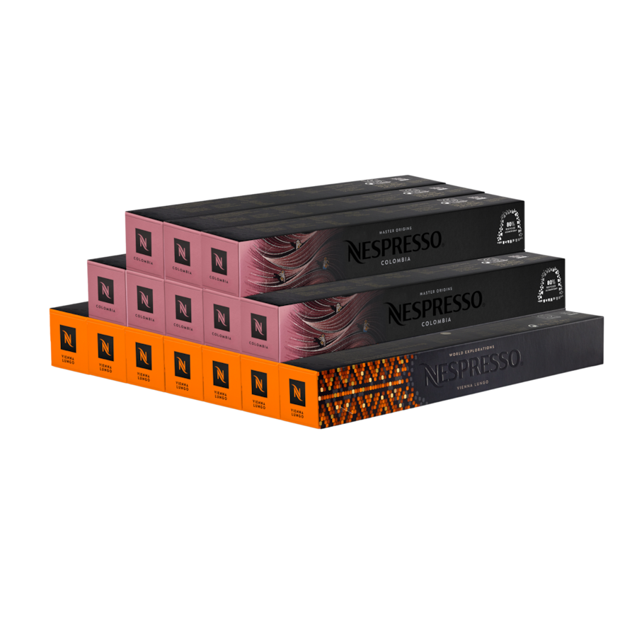 Mild Coffees Assortment | 150 Coffee Capsules | Nespresso CA