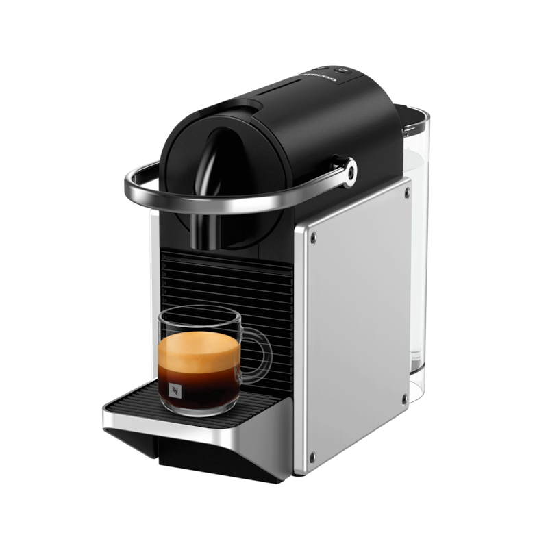 Nespresso オートタイプ PIXIE(ピクシー)バンドルセット チタン Aparat de Cafea - Pixie Silver | Nespresso™ România