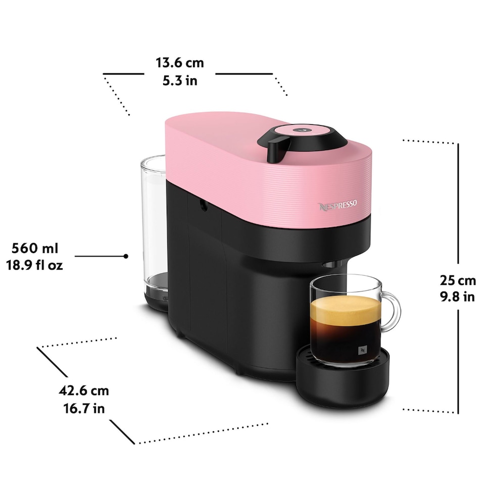 Dimensions de la machine Nespresso Inissia