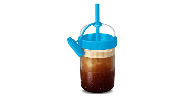 Travel Tumbler, Blue Bottle