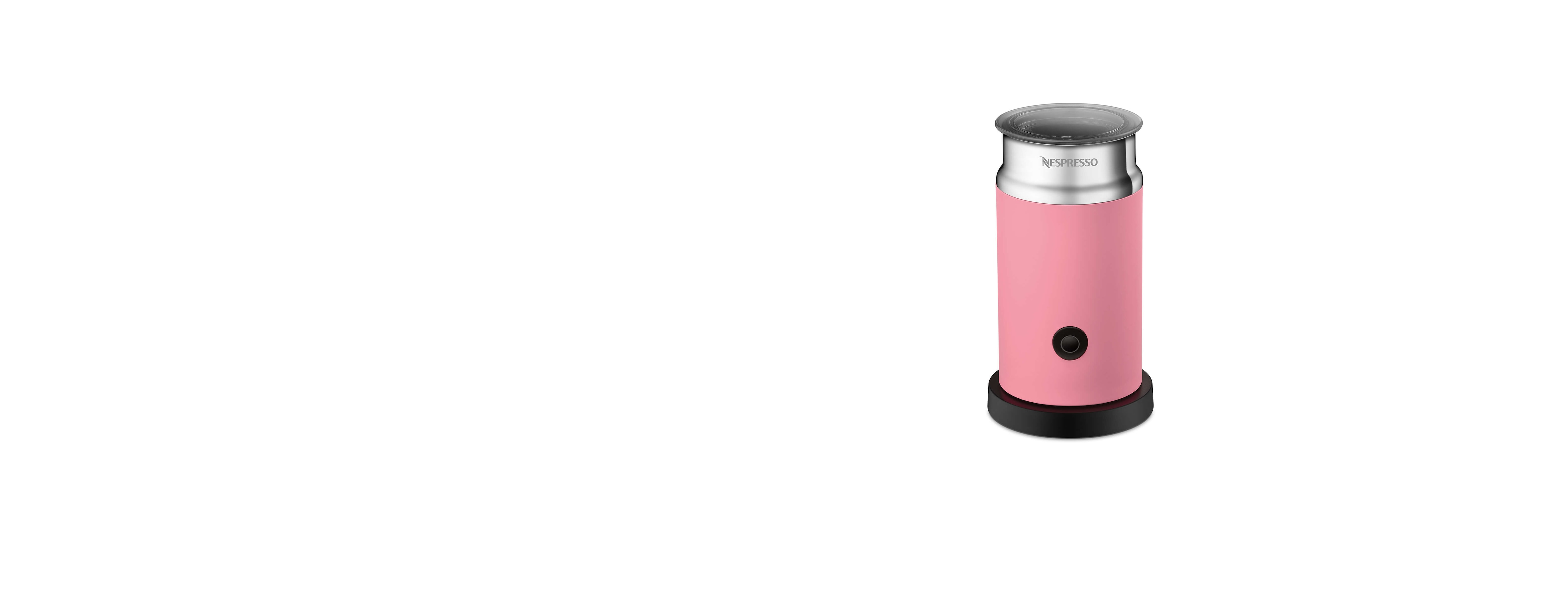 Espumador de leite Aeroccino 3 Pink | Nespresso Brasil