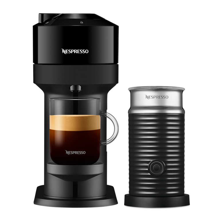 Vertuo Next Glossy Black & Aeroccino Refurbished - Nespresso CA