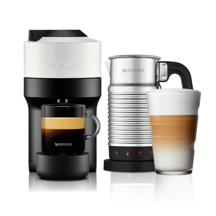 Vertuo Pop Coconut White & Aeroccino4 Milk Frother