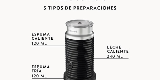 Aeroccino 3 Milk Frother - Accessories - Nespresso™ Chile