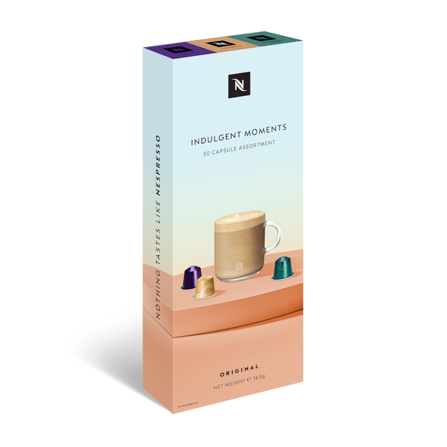 Original 30 Capsule Indulgent Moments Assortment Nespresso Australia