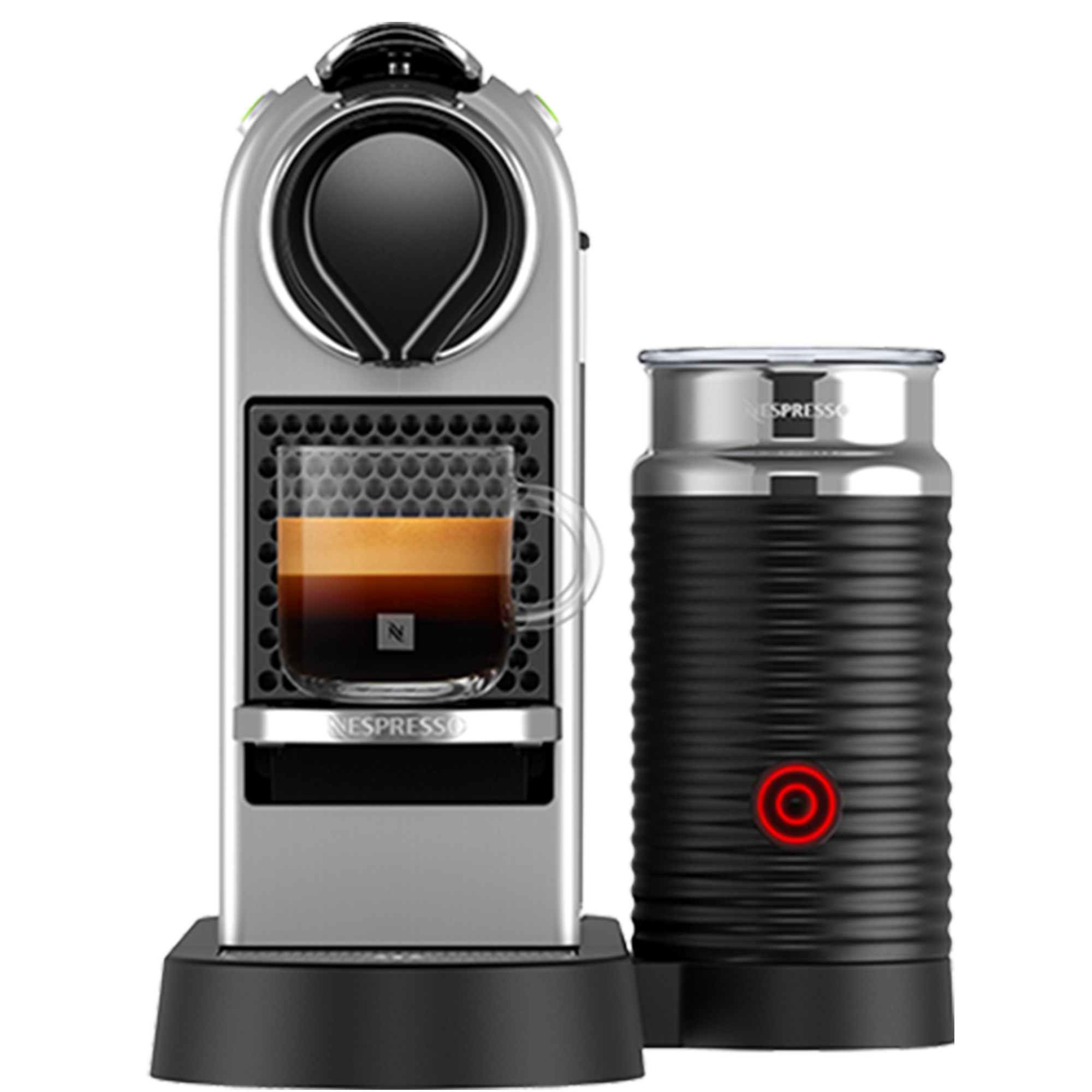 Nespresso 12本 Nespresso CitiZ & Milk | Silver | Coffee Machine