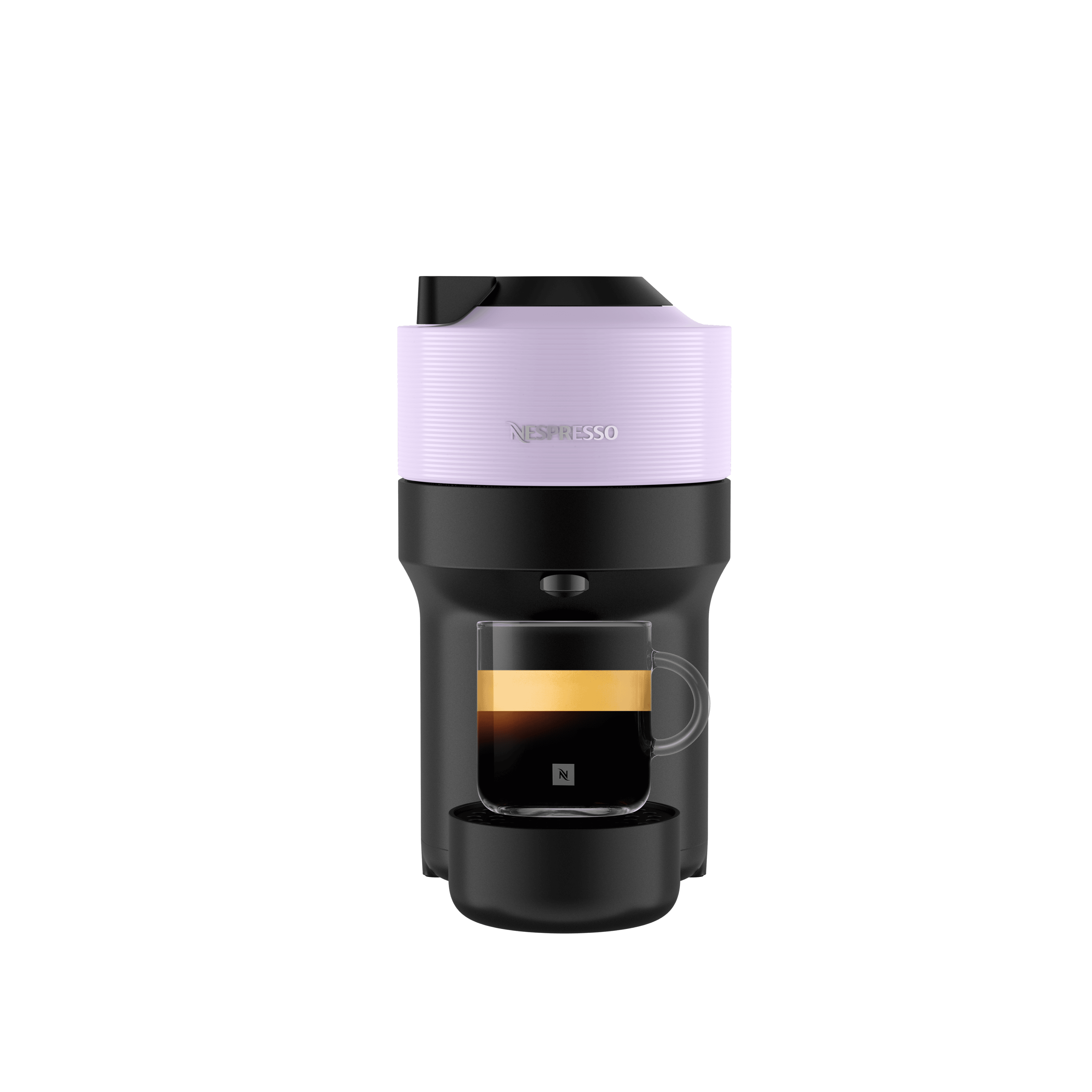 Кофемашина Nespresso Vertuo Pop сиреневая и Aeroccino 3 — фото 5