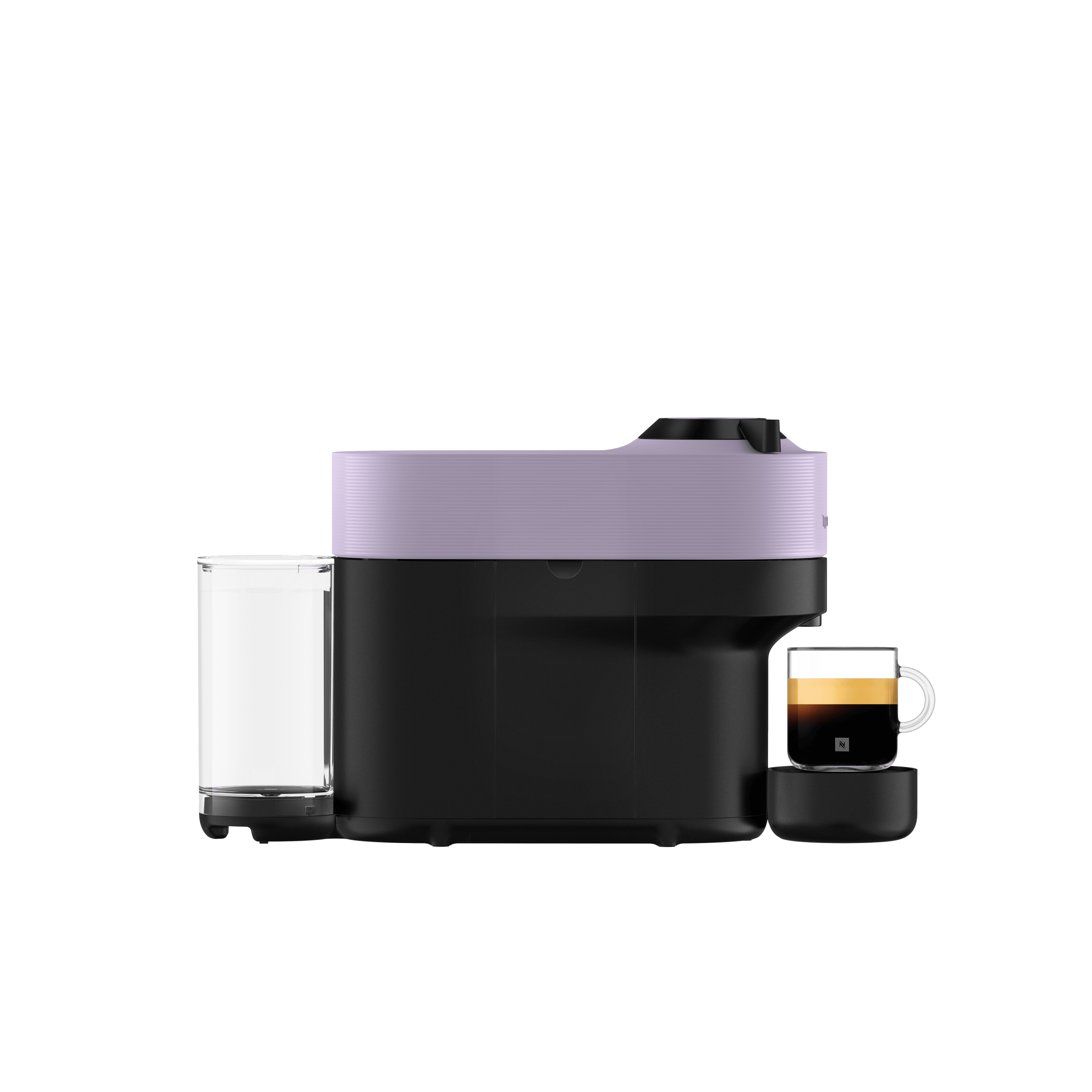 Кофемашина Nespresso Vertuo Pop сиреневая и Aeroccino 3 — фото 4