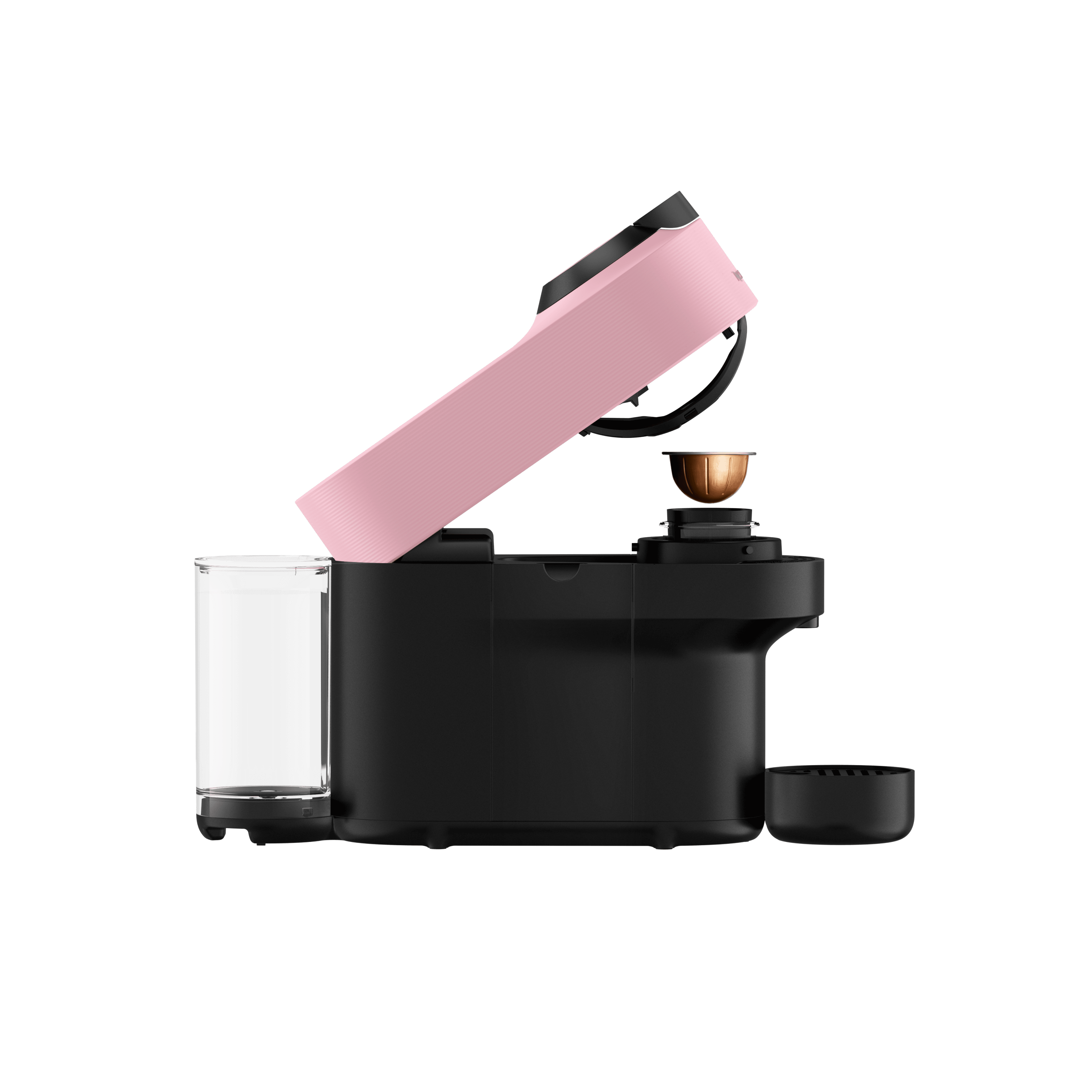 Кофемашина Nespresso Vertuo Pop розовая и Aeroccino 3 — фото 4