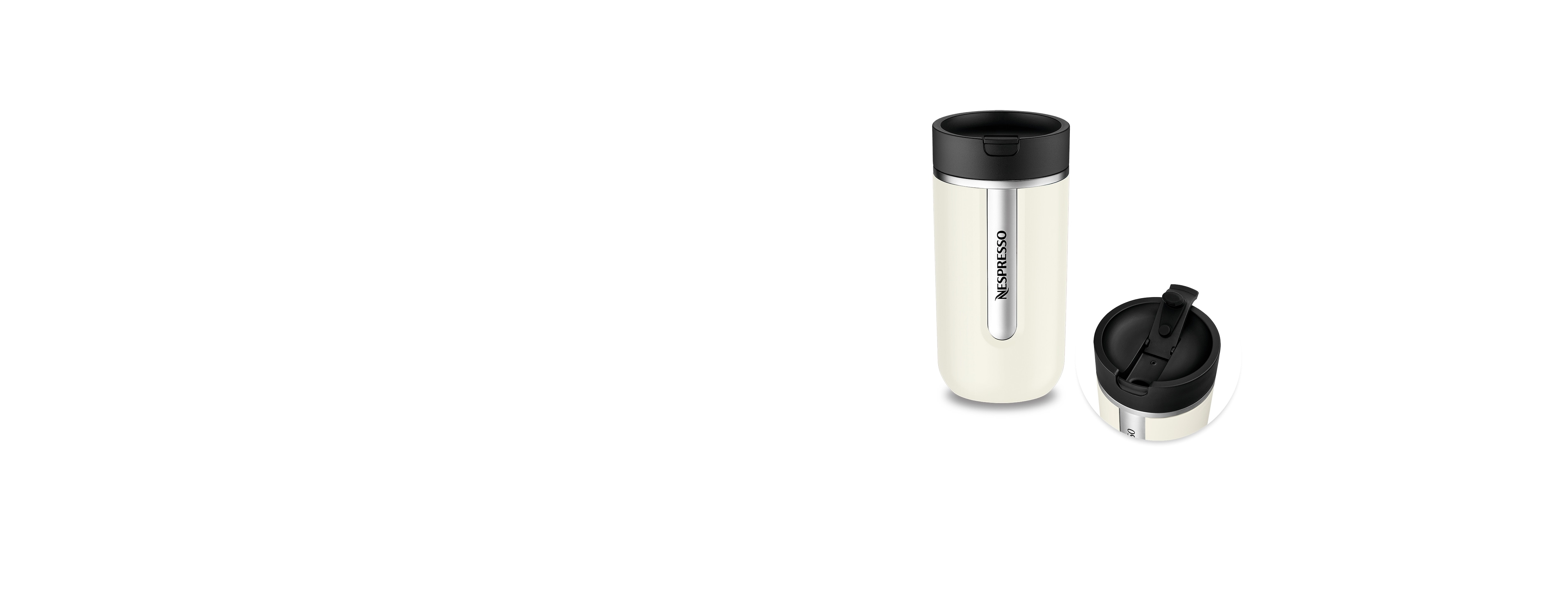 Nespresso Термокружка средняя Vanilla Ice — фото 2