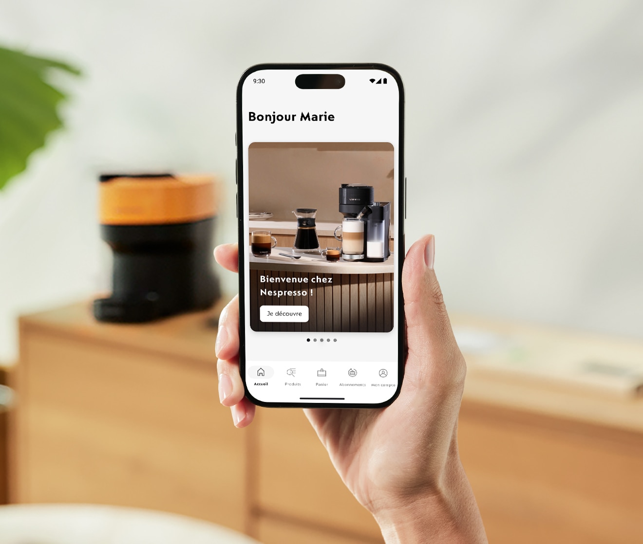 Application Nespresso