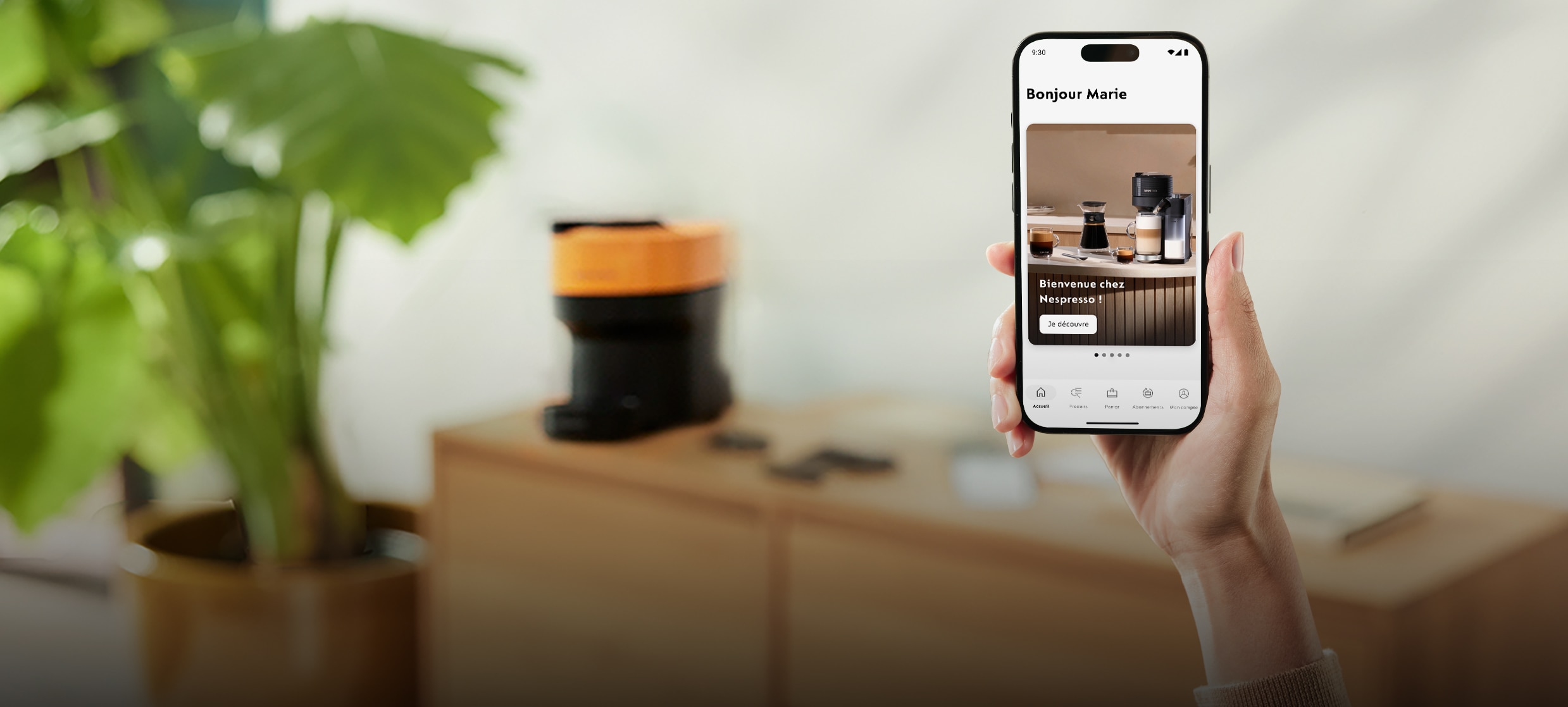 Application Nespresso