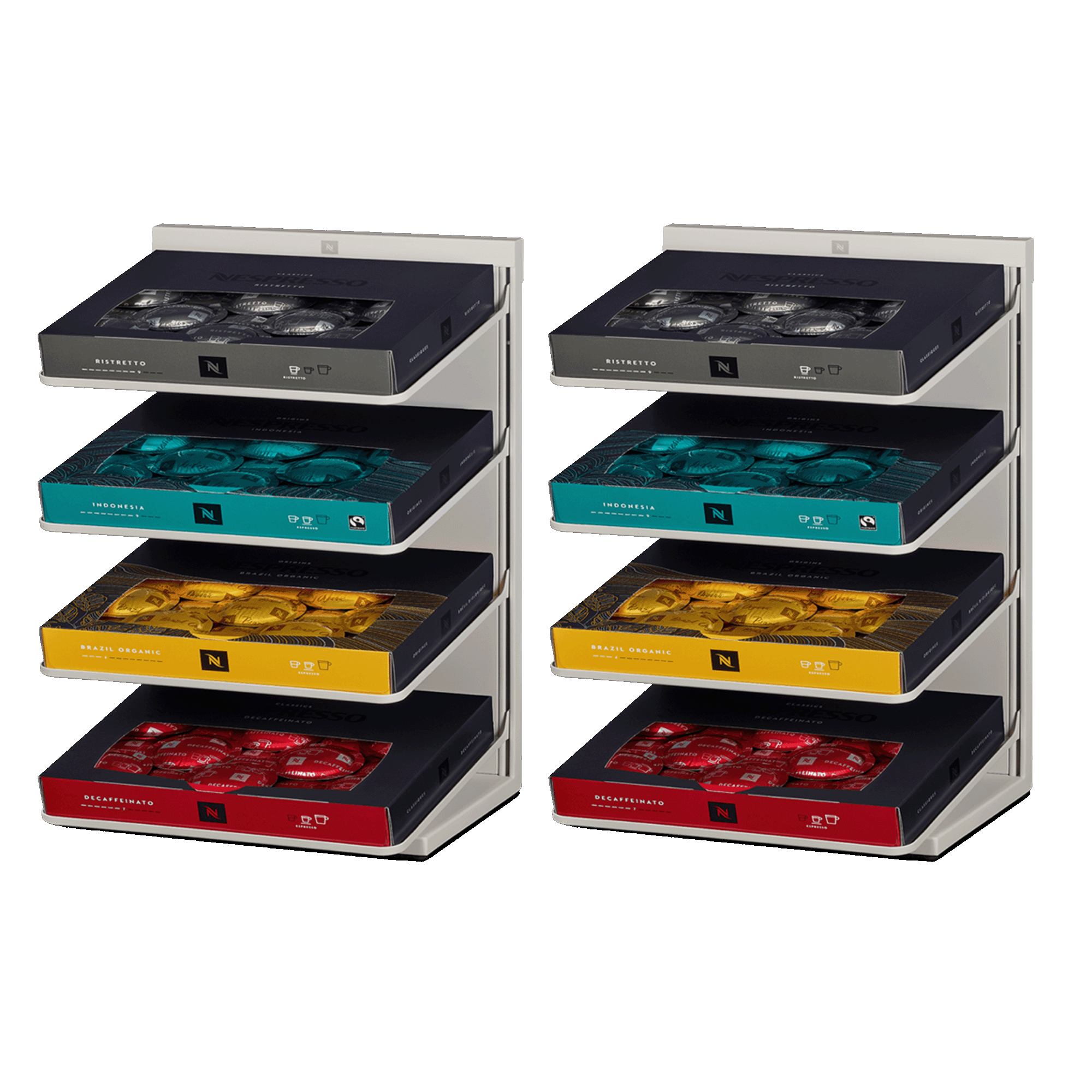 NespressoWorldExplorations 3種25箱カプセル250個 Capsules Dispensers Bundle | Accessory | Nespresso US