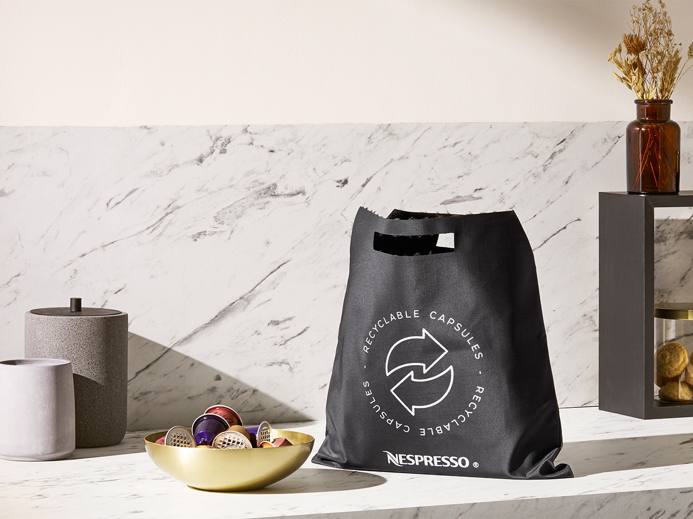 Nespresso Vertuo Recycling Bag - Recycle Capsules - Nespresso SG
