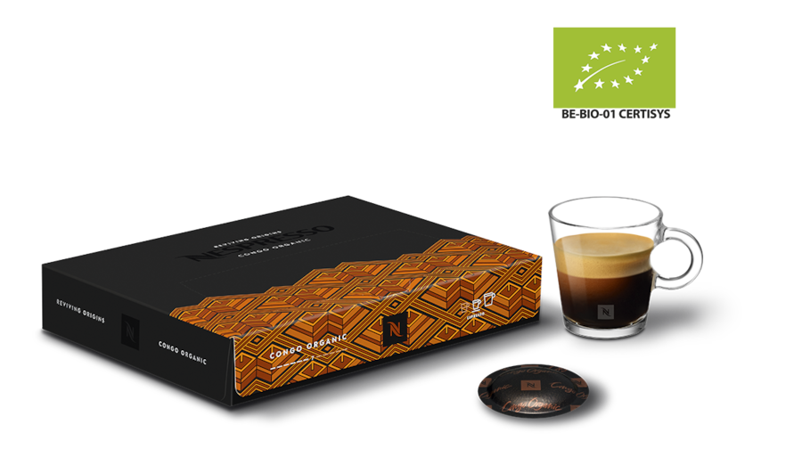 Congo Organic Pods Box of 50 capsules Nespresso Professional