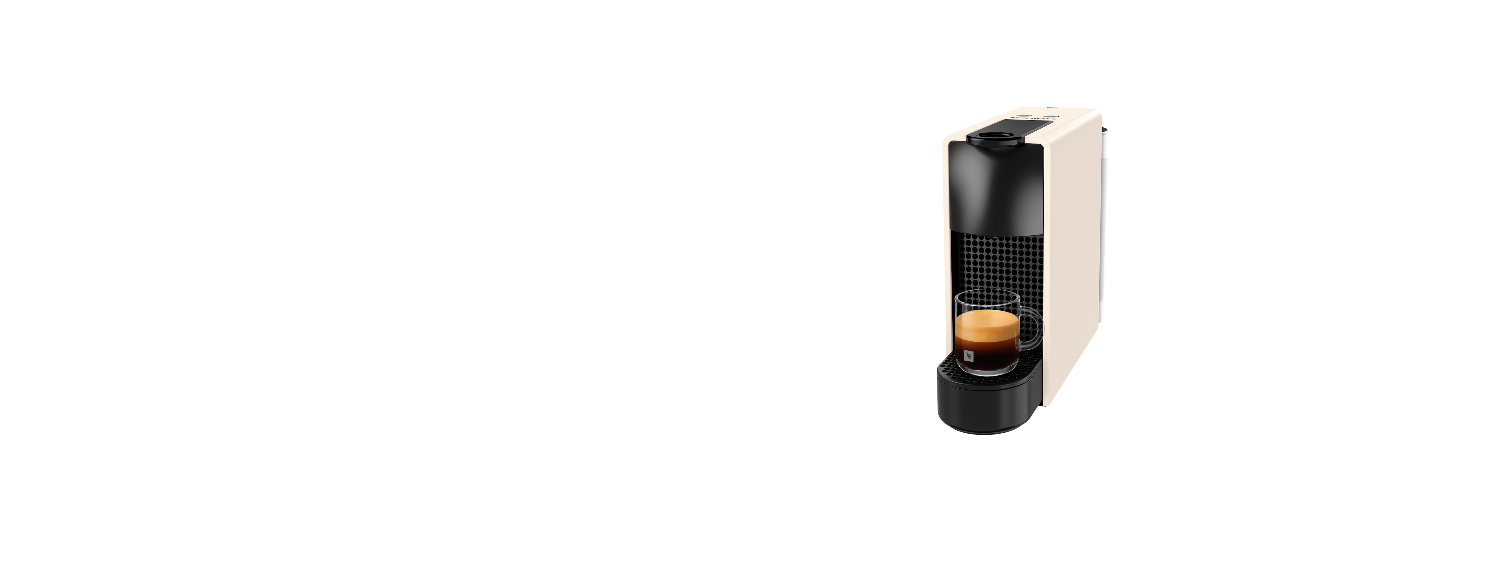 Кофемашина Nespresso Essenza Mini матовая кремовая — фото 8