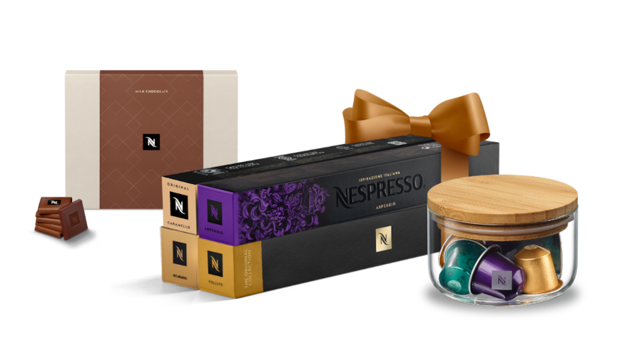 Kit Nespresso com 40 Cápsulas + Porta-Cápsulas Display pequeno