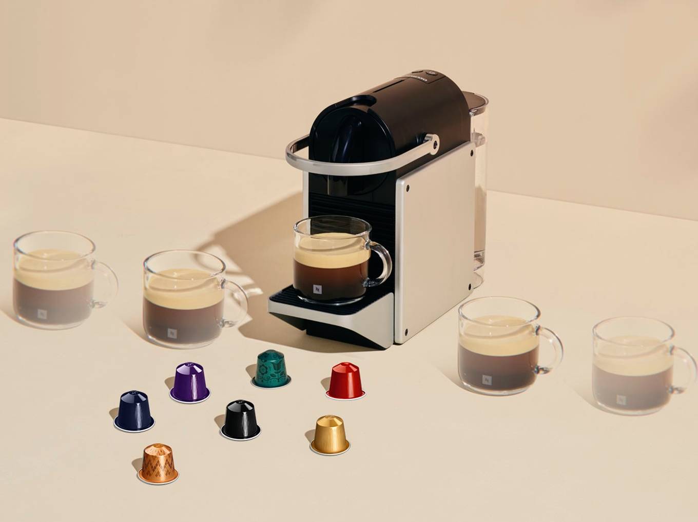 Nespresso capsule coffee machine
