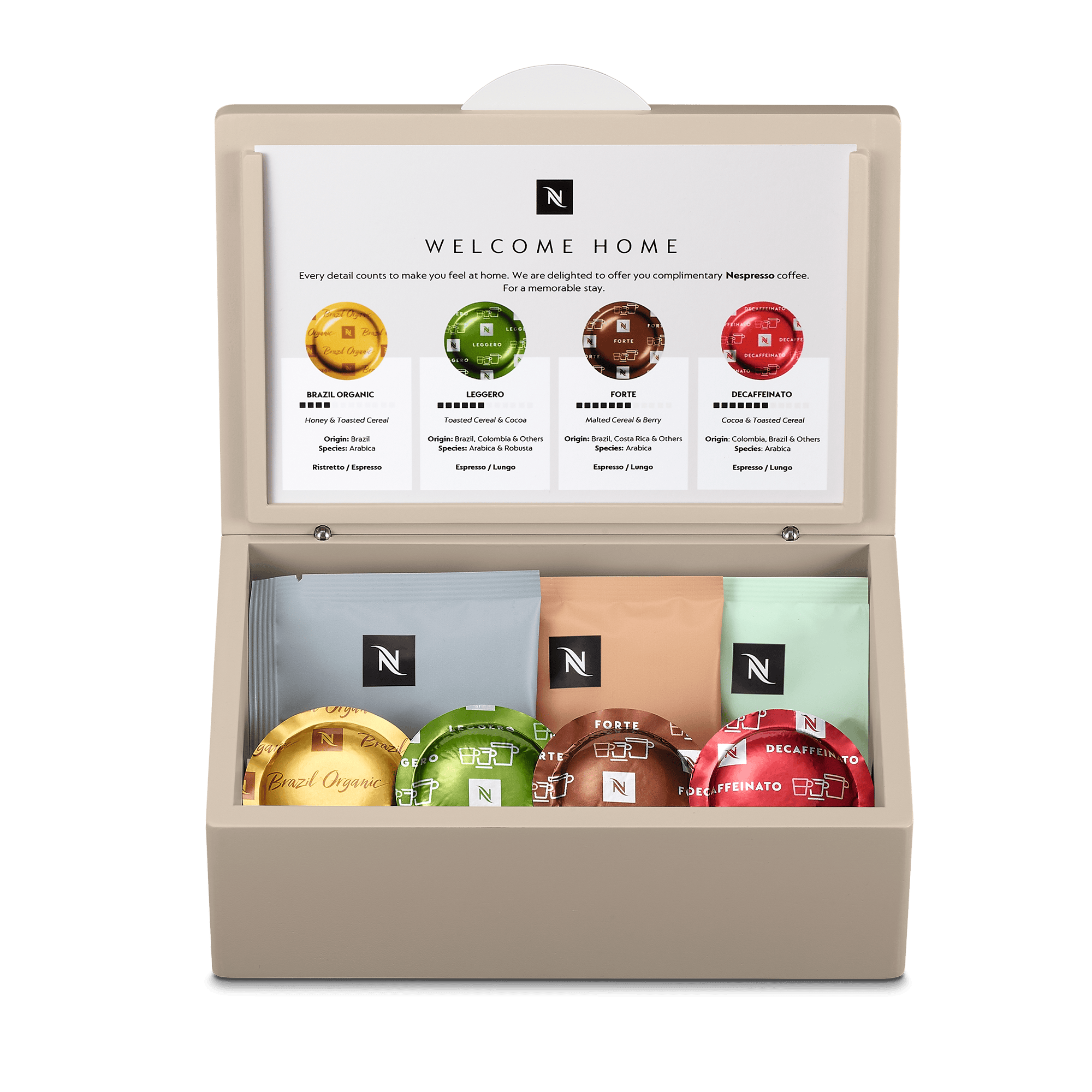 業務用】ホテルボックス｜コーヒーアクセサリー｜ネスプレッソ