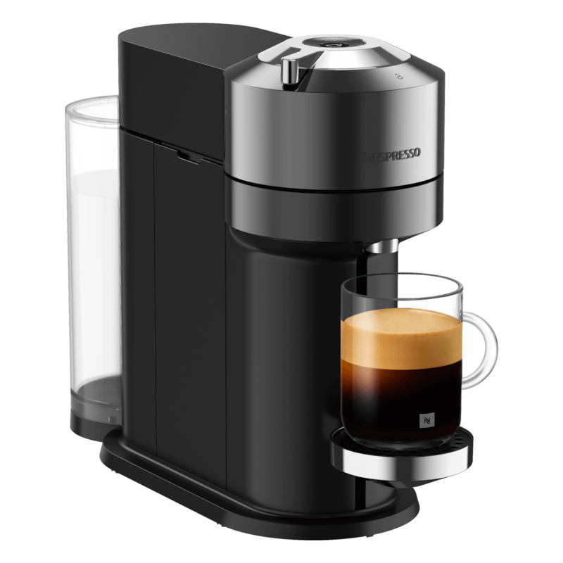 Cafeteira Vertuo Next Preta Cromada 220V | Nespresso Brasil
