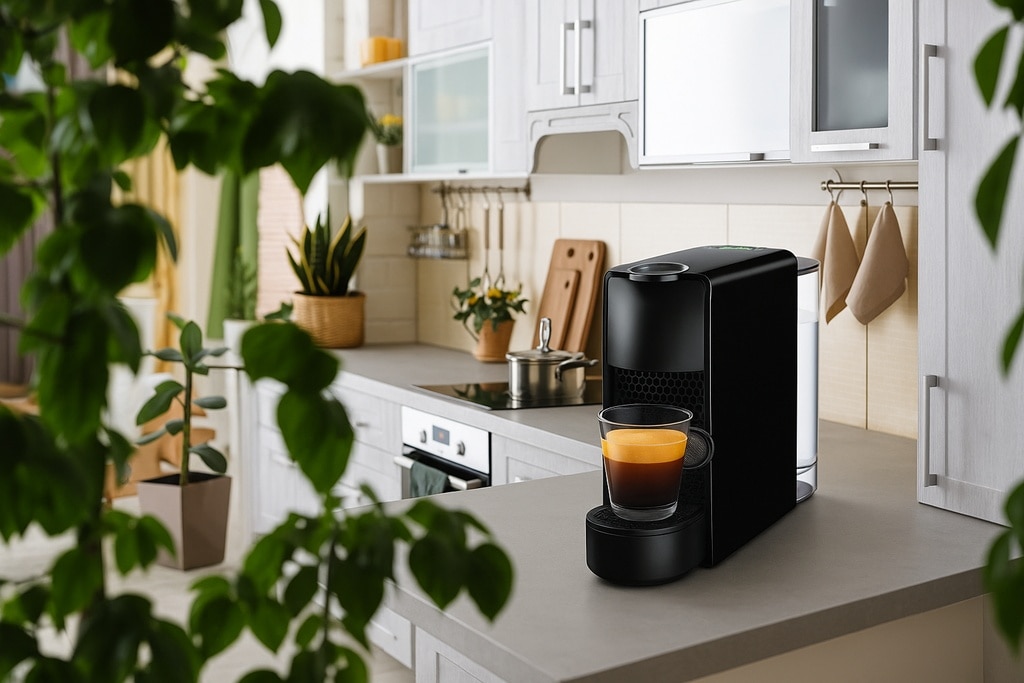 มุมกาแฟในบ้านสไตล์ทรอปิคอล